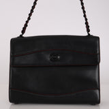 Chanel 1996 Black Calfskin Incognito Flap Edge