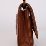 Chanel 2023 Toffee Brown Caviar Wallet on Chain GHW