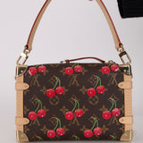 Limited Edition Louis Vuitton x Takashi Murakami 2025 Cerises Side Trunk MM