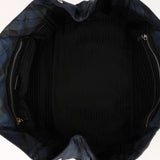 Prada Plaid Nylon Canapa Tote
