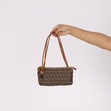 Fendi Zucchino Triple Strap Pochette