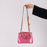 Louis Vuitton 2024 Hot Pink Vernis Reade PM with Vivienne Hair Clip