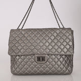 Chanel 2.55 Reissue Maxi Flap Metallic Crinkled Calfskin 2011 RHW