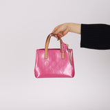 Louis Vuitton 2024 Hot Pink Vernis Reade PM with Vivienne Hair Clip