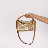 Rare Loewe Small Puzzle Bag Woven Multicolor Leather