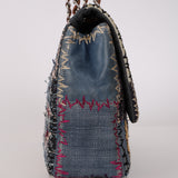 Ultra-Rare Chanel 2011 Patchwork Jumbo Single Flap Bag