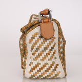 Rare Loewe Small Puzzle Bag Woven Multicolor Leather