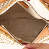 Rare Loewe Small Puzzle Bag Woven Multicolor Leather