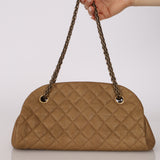 Chanel 2011 Metallic Bronze Calfskin Just Mademoiselle Bag