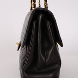 Rare Chanel 1996 Lambskin Medium Double Sided Single Flap Bag 24K GP