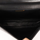 Rare Chanel 1996 Lambskin Medium Double Sided Single Flap Bag 24K GP