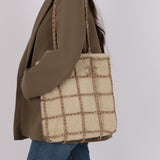 Chanel 2020 Shearling Shopping Chain Tote