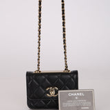 Chanel Lambskin Trendy CC Cardholder on Chain
