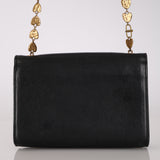 Limited Edition Saint Laurent Black Kahala Heart Chain Kate Shoulder Bag