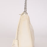 Prada Re-Edition Shoulder Bag White Nylon 2005