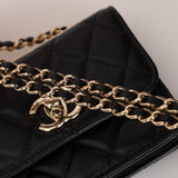 Chanel Lambskin Trendy CC Cardholder on Chain