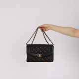 Chanel 1996 Lambskin Medium Diana Flap Bag 24K GP