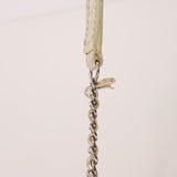 Chanel 2012 Metallic Champagne Crinkled Calfskin Accordion Small Clam Flap