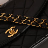 Chanel 1996 Lambskin Medium Diana Flap Bag 24K GP