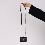 Saint Laurent Rider Kisslock Wallet on Strap