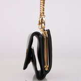 Saint Laurent Rider Kisslock Wallet on Strap