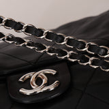 Chanel 2011 Black Calfskin Jumbo Flap Bag