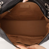 Chanel 2011 Black Calfskin Jumbo Flap Bag