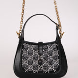 Limited Edition Gucci Mini Jackie Lizard Mesh Crystal 1961
