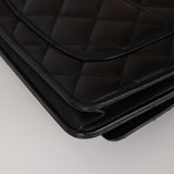 Chanel 2022 Lambskin Pearl Crush Turnlock Wallet on Chain AGHW