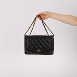 Chanel 1995 Lambskin Medium Diana Flap 24K GP