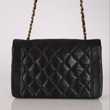Chanel 1995 Lambskin Medium Diana Flap 24K GP