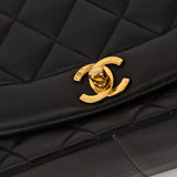 Chanel 1995 Lambskin Medium Diana Flap 24K GP