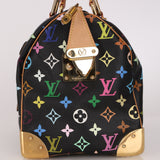 Limited Edition Louis Vuitton Speedy 30 Takashi Murakami Black Multicolor Monogram