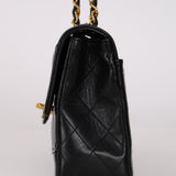 Chanel 1990 Lambskin Single Flap Bag 24K GP