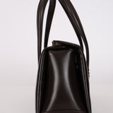 Gucci Chocolate Brown Boxcalf 1960s Boston Bag