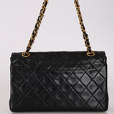 Chanel 1990 Lambskin Single Flap Bag 24K GP