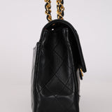 Chanel 1990 Lambskin Single Flap Bag 24K GP
