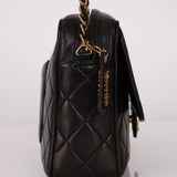 Chanel 1996 Lambskin Tassel Turnlock Camera Bag 24K GP