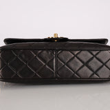 Chanel 1996 Lambskin Tassel Turnlock Camera Bag 24K GP