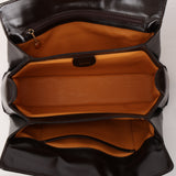 Gucci Chocolate Brown Boxcalf 1960s Boston Bag