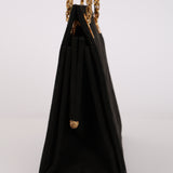 Chanel 1980s Suede Mademoiselle Chain Evening Bag 24K GP