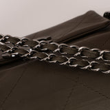 Chanel 2012 Olive Lambskin Hamptons CC Accordion Flap Bag