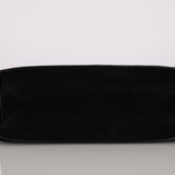 Gucci Black Suede Square G Shoulder Bag