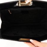 Gucci Black Suede Square G Shoulder Bag
