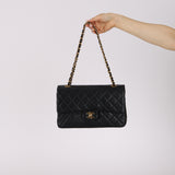 Chanel 1991 Lambskin Medium Double Flap 24K GP