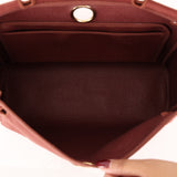 Hermès Herbag 31 Rouge H Toile and Vache Hunter 2002 GHW