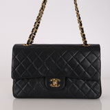 Chanel 1991 Lambskin Medium Double Flap 24K GP