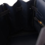 Hermès 1999 Bleu Marine Togo Birkin 35 Retourne GHW