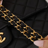 Chanel 1991 Lambskin Medium Double Flap 24K GP