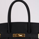 Hermès 1999 Bleu Marine Togo Birkin 35 Retourne GHW